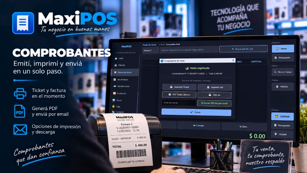 Comprobantes MaxiPOS