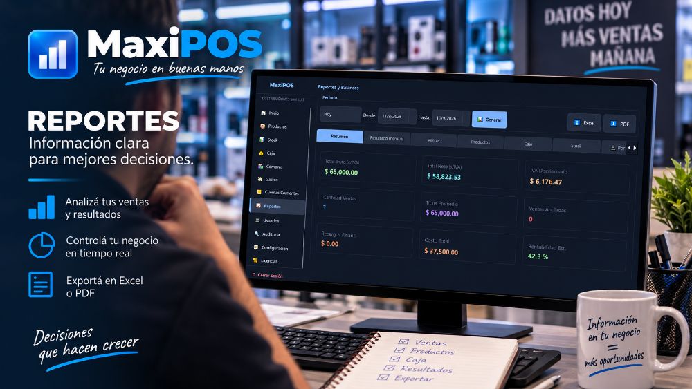 Reportes MaxiPOS