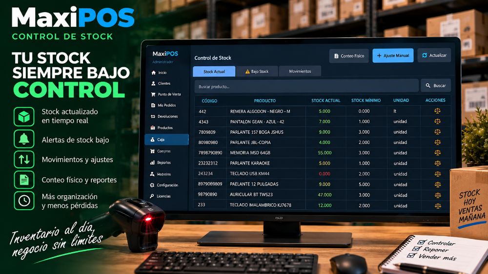Stock MaxiPOS