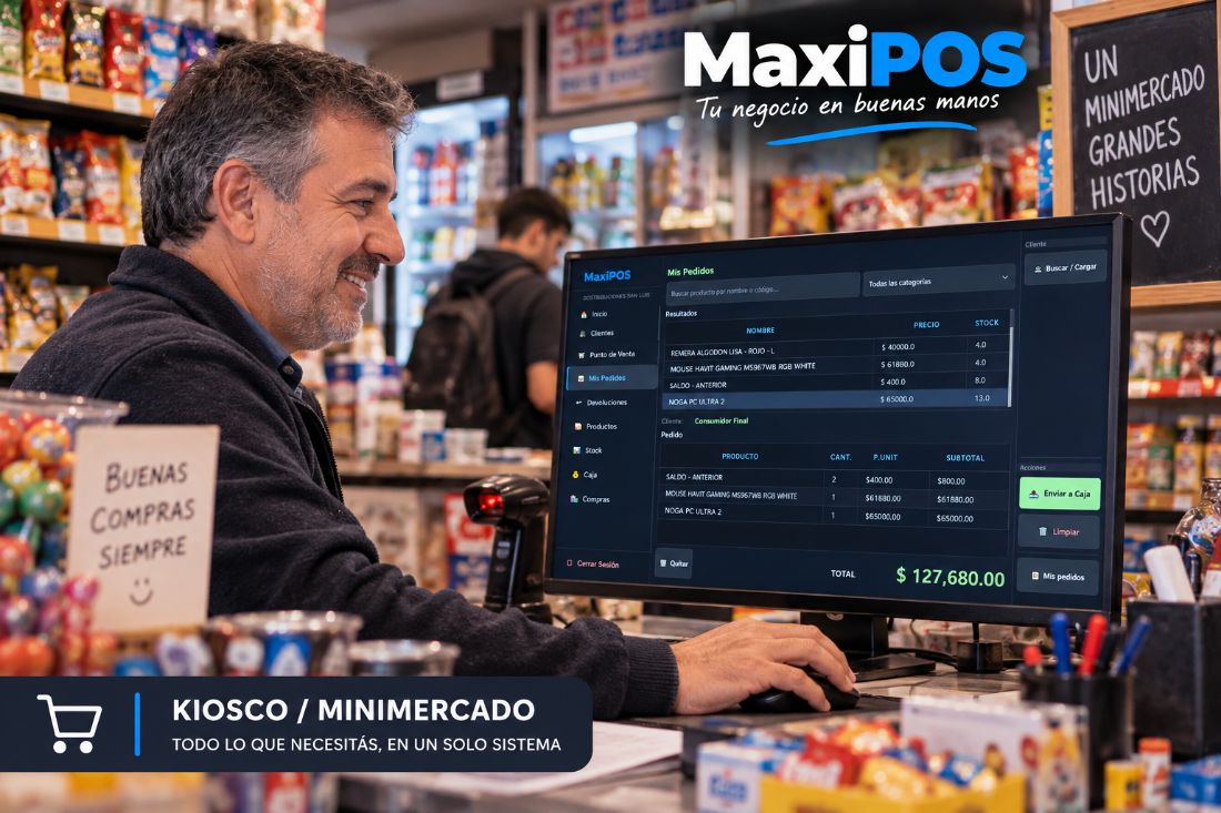 MaxiPOS para kiosco
